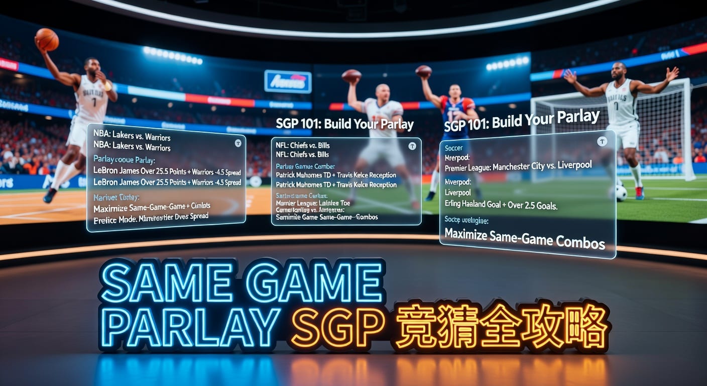 same game parlay SGP实战指南：组合投注思路