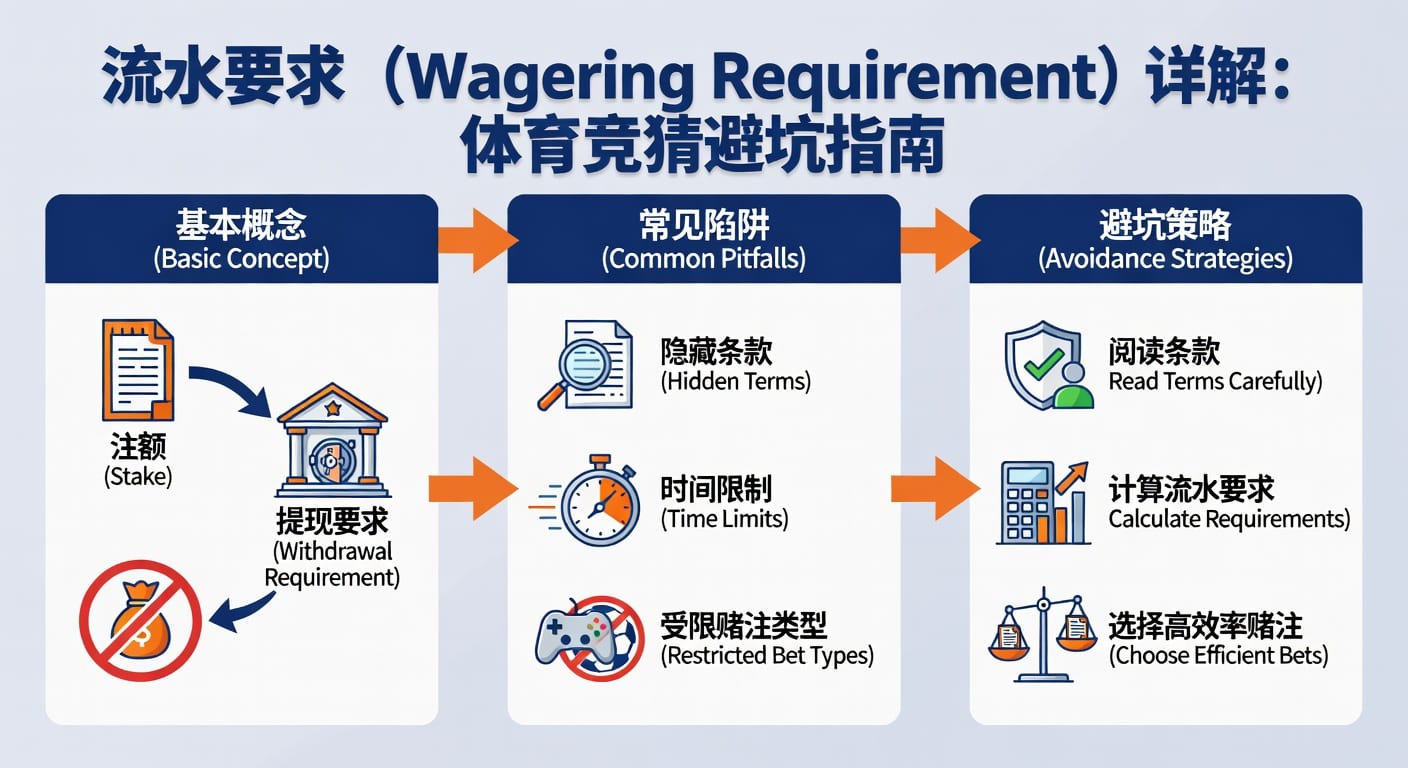 流水要求 sports wagering requirement：规则拆解与实战理解