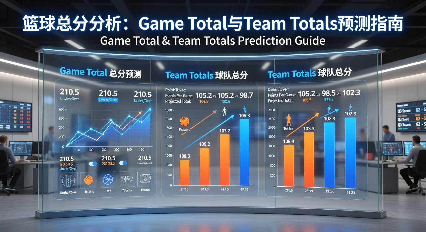 篮球总分 game total team totals｜赛前判断与实战思路